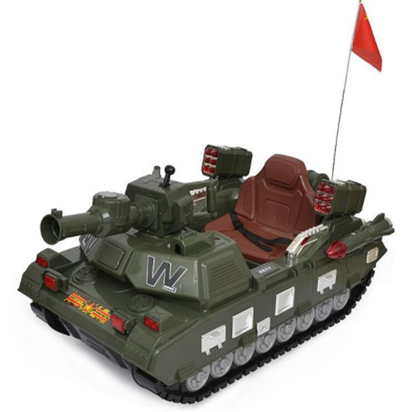 Promotion!!! Large plastic toy tank car kids car ride on toy