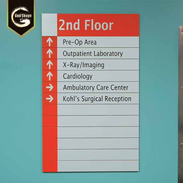 Hospital Signage OEM High Quality Advertising plate Sign