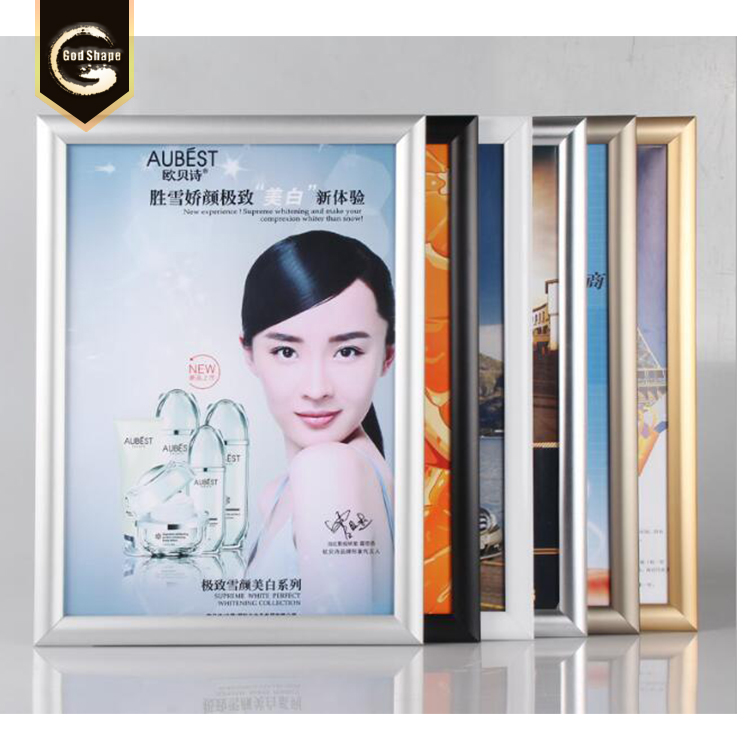 Outdoor  wall mount  led frame advertising retail aluminium profile backlit board lightbox