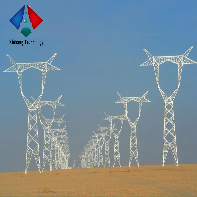 Power Three Legged Tubular Steel Tower