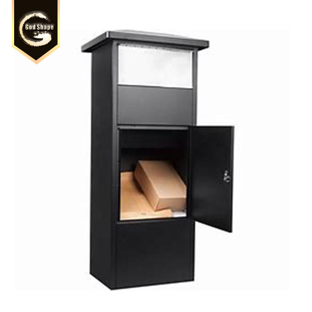 Factory Large Metal Outdoor Apartment Waterproof Free Standing Letterbox Parcel Drop Mailbox Lock