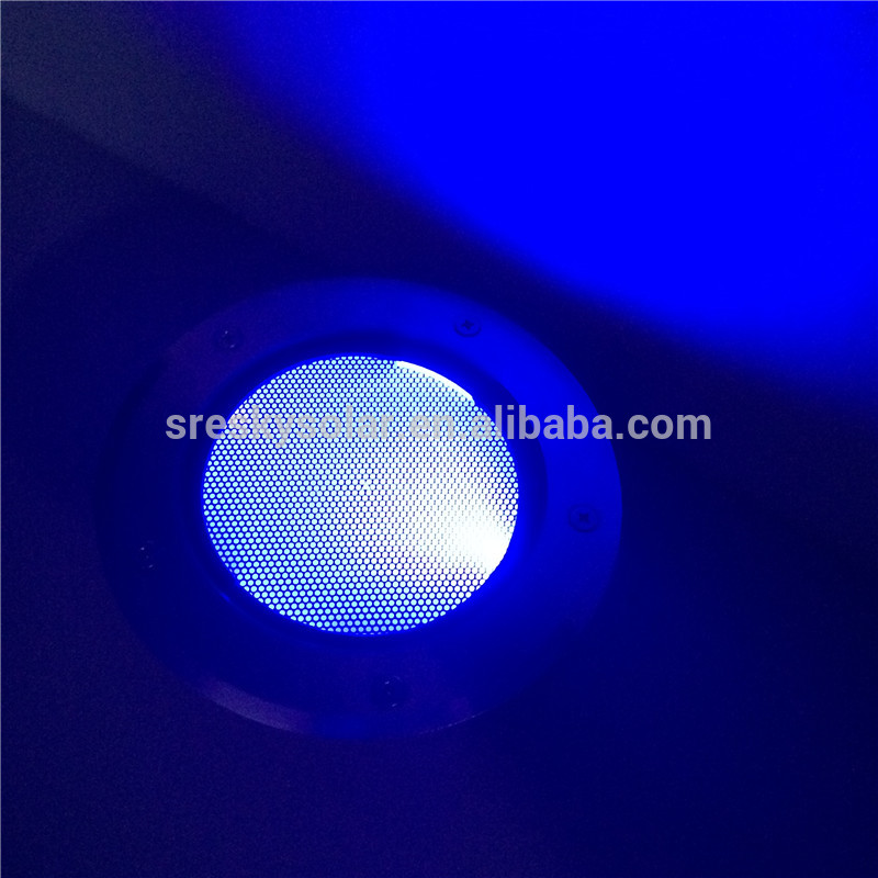 IP68 Waterproof Blue Lighting Color Solar Underground LED Light Induction Floor Light