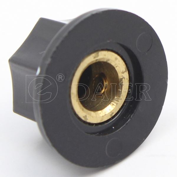 Plastic Fluted 'MXR' Style Colorful Pointer Knob