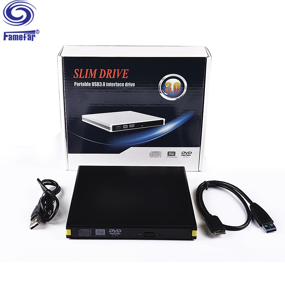 Manufactory Wholesale External USB3.0 dvd and coverstorage RW CD Burner Writer