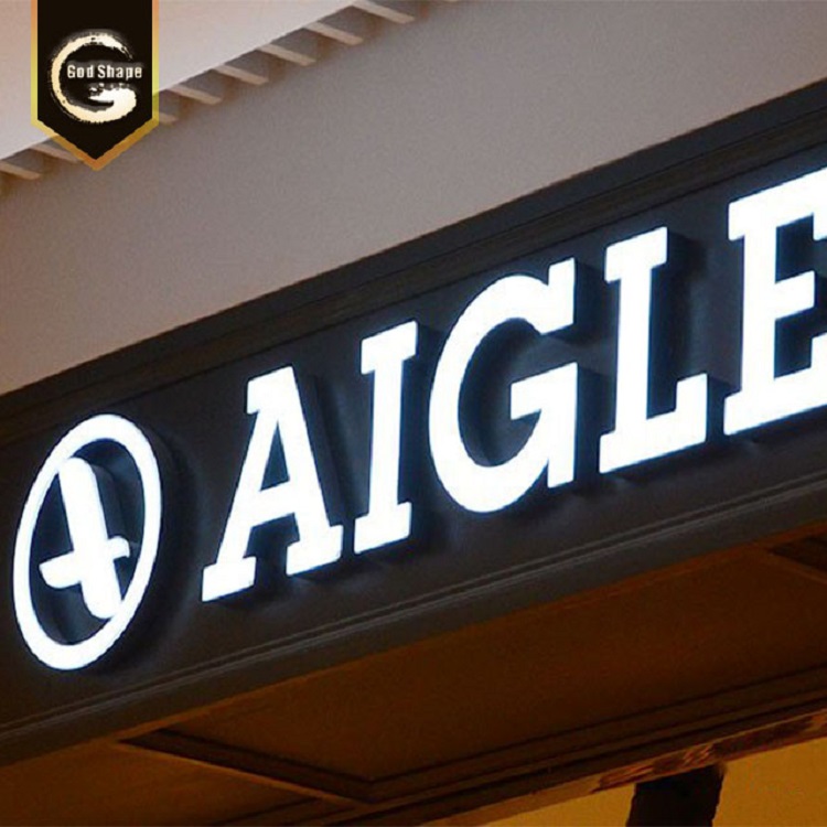 Outdoor 3D Acrylic Shop Front Lit LED Channel Sign 3D Lumilous Letters