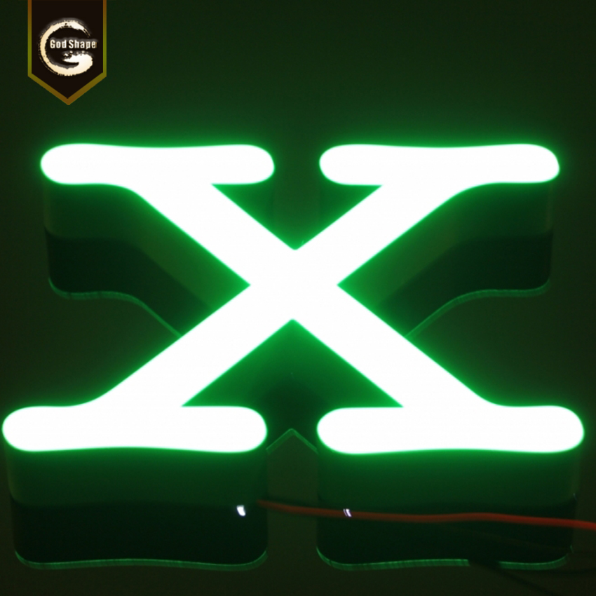 Epoxy Resin Illuminated outdoor signage Letters 3D Led Channel Letter Sign