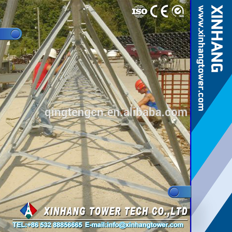 triangular communication steel tower steel tube tower