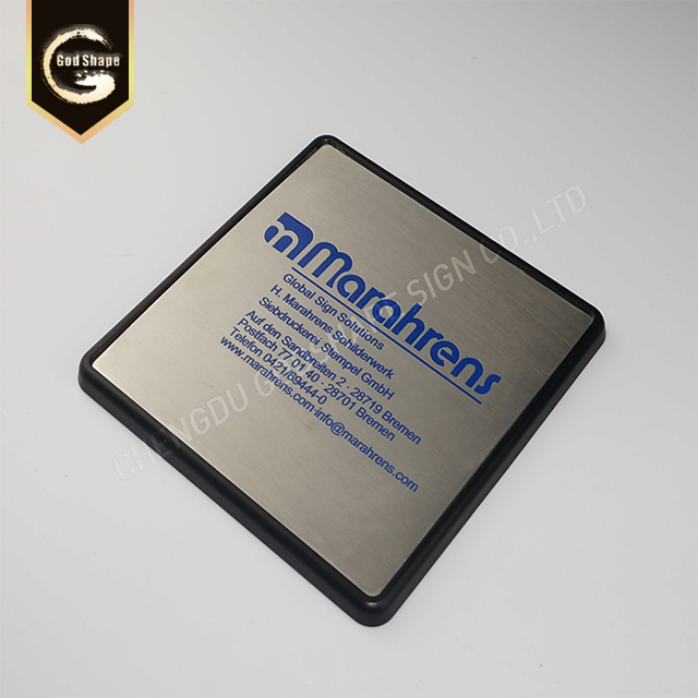 CNC 3D Letters Custom Made Metal palque Office Door Sign Restroom Street Number Parking Sign