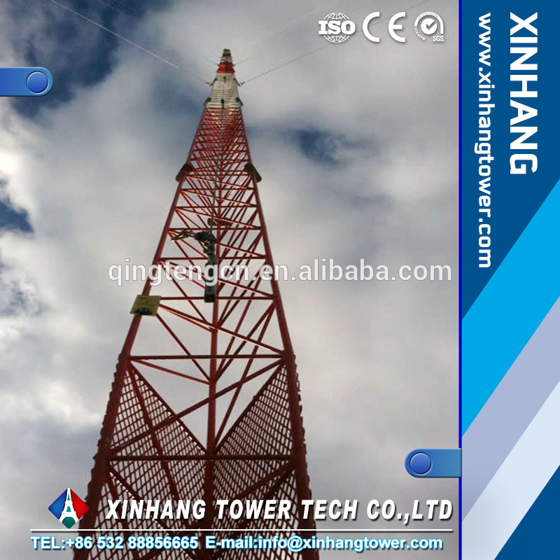 50m lattice self supporting communication telecom telecommunication tower