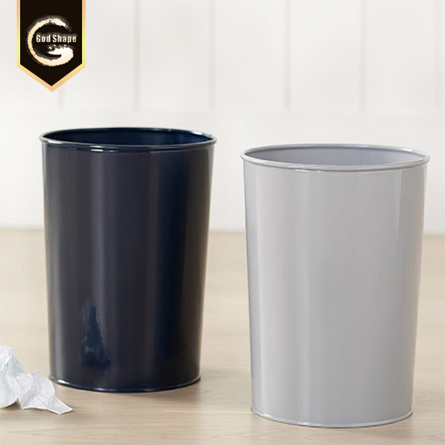 OEM Customized High Quality Advertising Recycling Outdoor Stainless Steel Office Trash Can Waste Bins