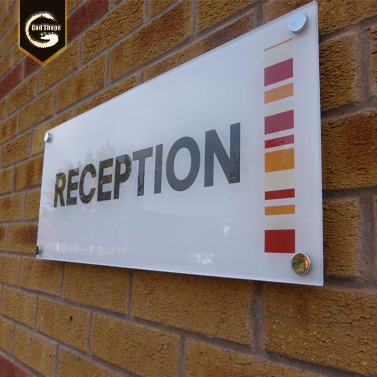 Godshape High Custom Acrylic House  Plate Door Sign Hanging Modern Acrylic Sign