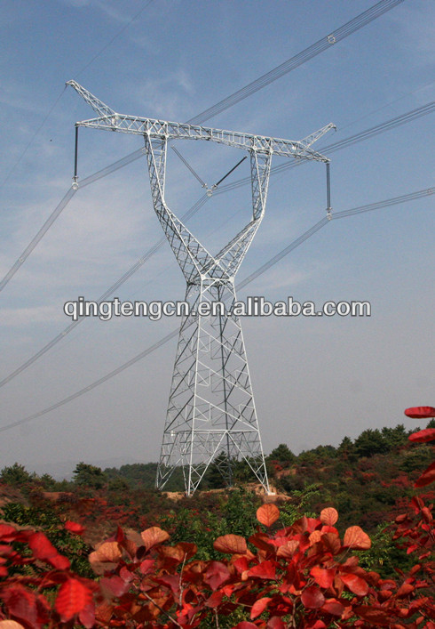 400kv Steel Overhead Power Line Transmission Tower