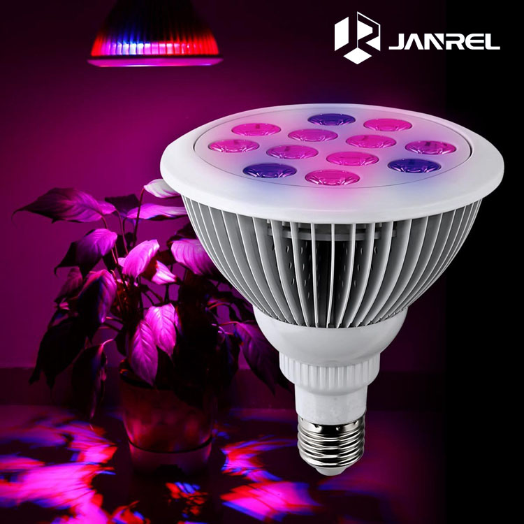 Aluminum material LED plant light bulb E27 12W 24W 36W garden vagetable fruit LED plant light factory price
