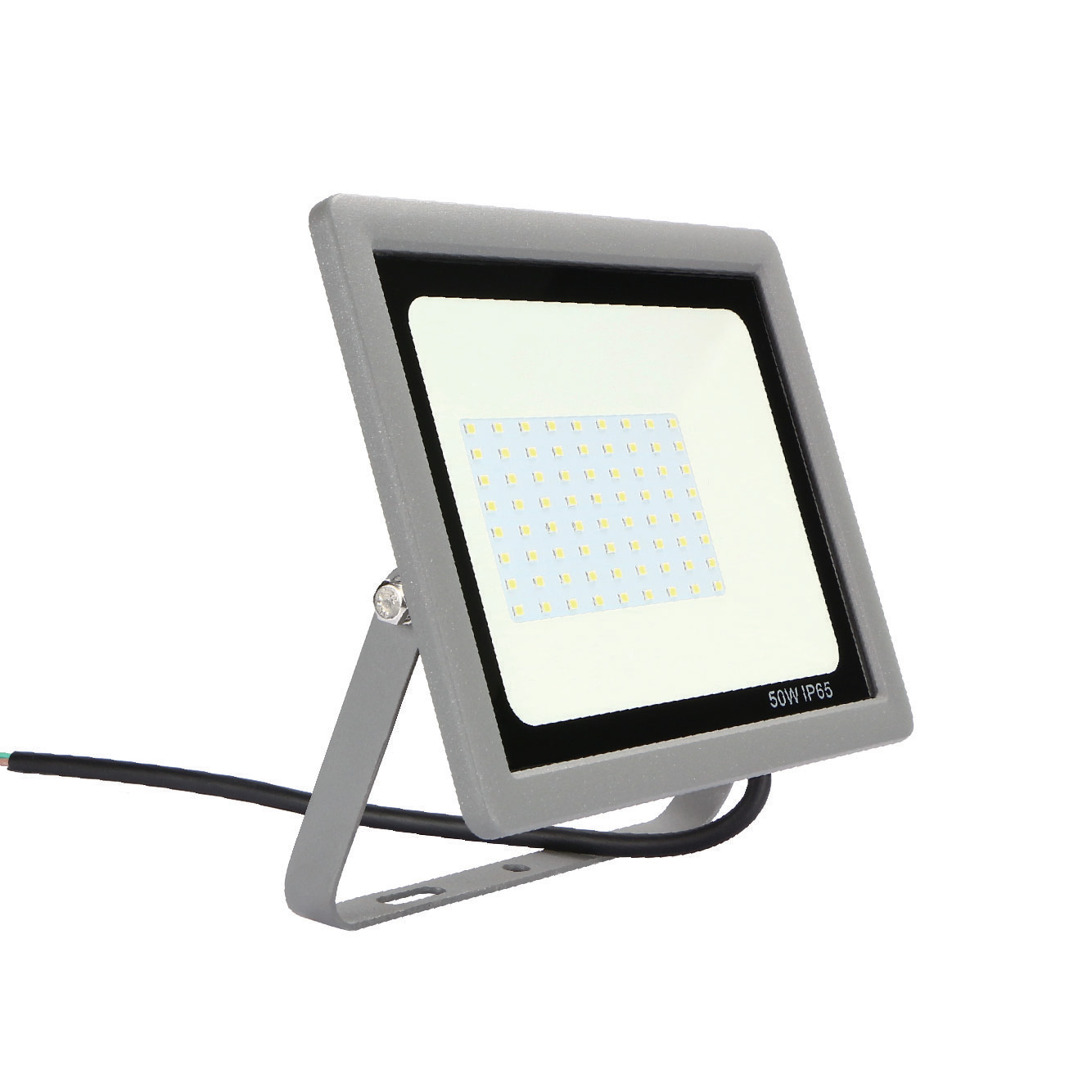 90lm/w Aluminium Ip65 Industrial 35 Watt 5000k 6000k Adjustable Security Led Buckled Floodlight With Breather