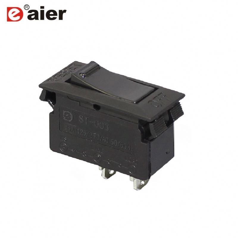 3~20A 125/250VAC/32VDC 2 Pin Circuit Breaker Switch Overload Switch