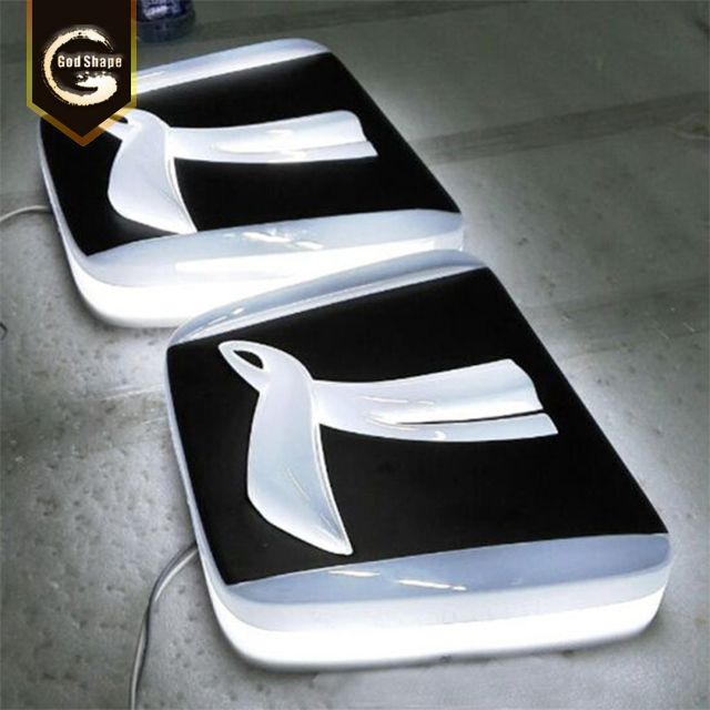 Custom Backlit LED Vehicle Signs Vacuum Molded Acrylic Vehicle Logo