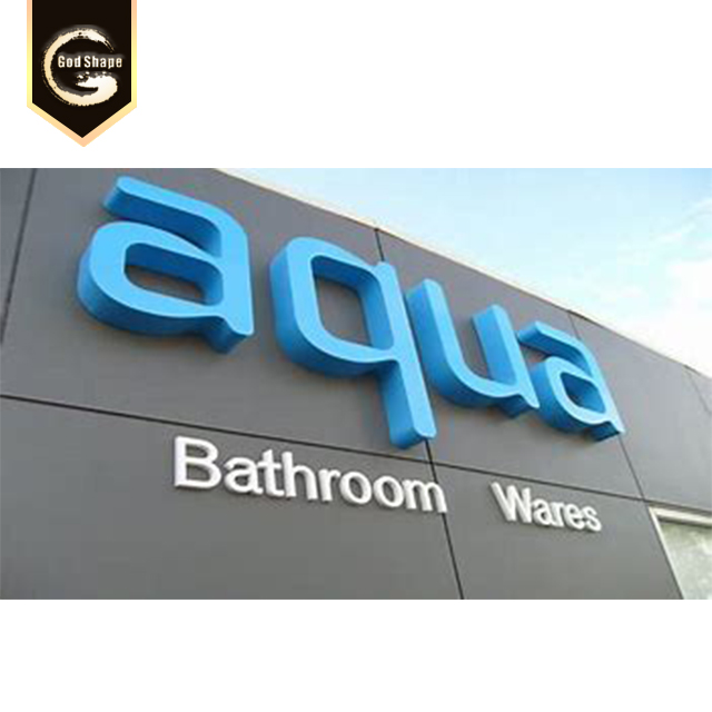 Colorful Acrylic Stainless Steel Letters Sign Non-illuminated 3D Laser Cut Letter Alphabet Number Signs