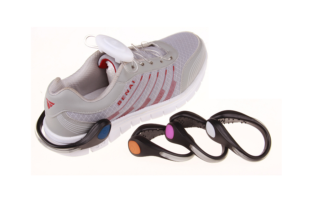 Night Runner Shoe Light LED Shoes Safety Clip Luminous Flashing Light for Outdoor Sport Night Runners Joggers Bikers Kids