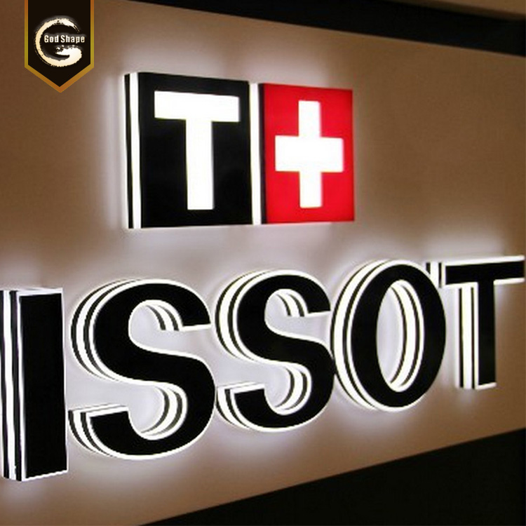 Led 3d Illuminated Letters Wall Mounted Pizza Car Logo Clothing Shop Shopfront Frontlit Channel Letters Sign