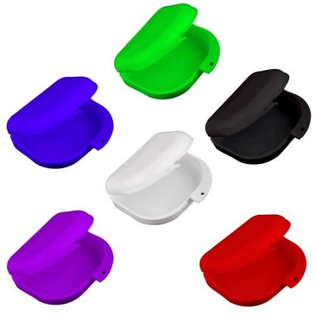 2 Dental Denture Orthodontic Retainer Bo Case Mouth Tray