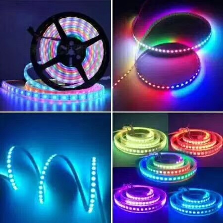 Wholesales Programmable LED Strip Light WS2811 Built-in IC smd 5050 RGB LED Strip