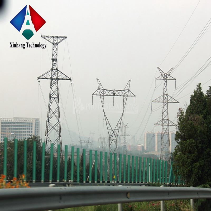 33kv tubular poles transmission line galvanized cross arm electric pole double circuit towers