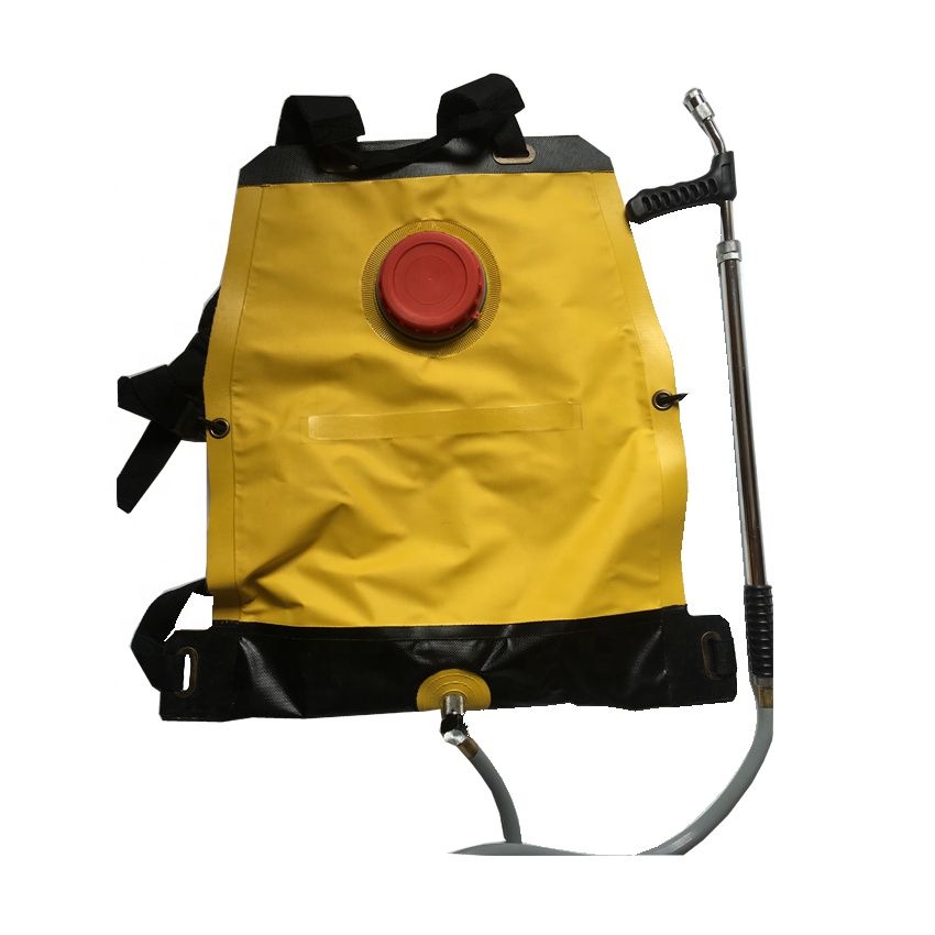 Fireproof Knapsack sprayer type 19L rubber fire extintor