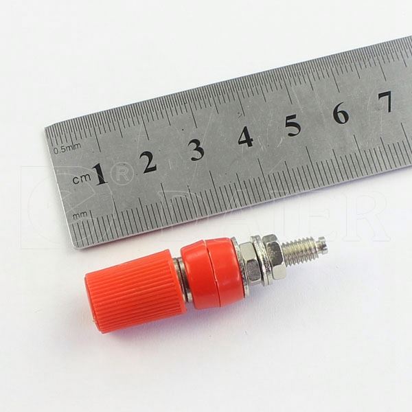 5MM 30A Screw Type High Voltage Brass Electrical Binding Post Terminal