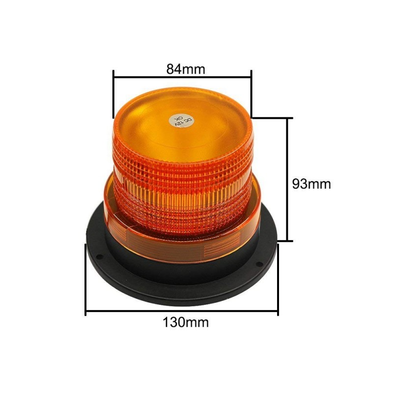 Red Yellow Blue LED Car roof Strobe Light Beacon Flashing Warning Light Police vehicle Truck Emergency signal Lamp 12V/24V