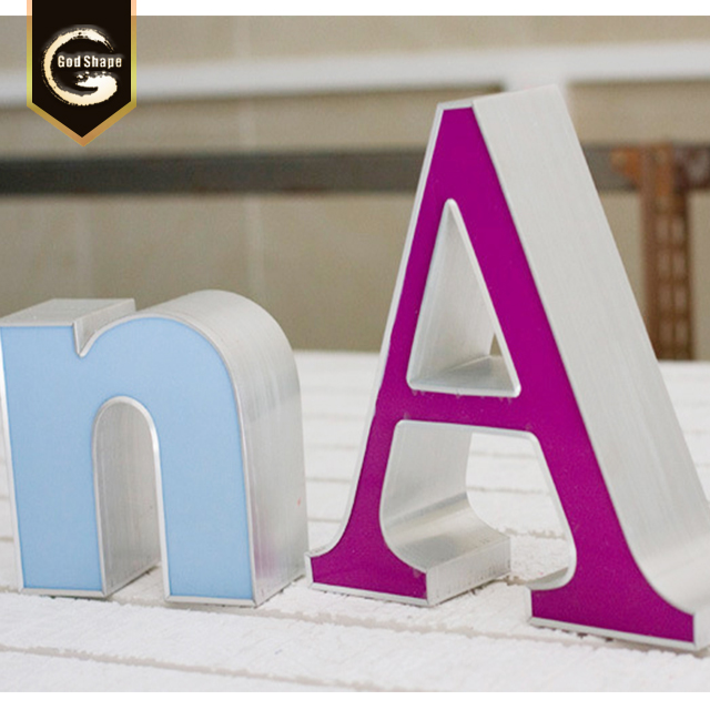 Acrylic Free Stand Letters Sign Non-illuminated 3D Laser Cut Letter Alphabet Number