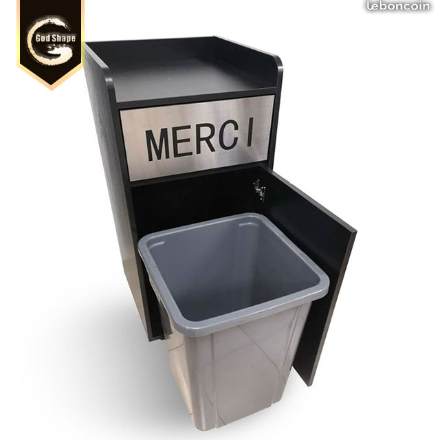 Factory Large High Quality Advertising Outdoor Stainless Steel Trash Can Waste Bins