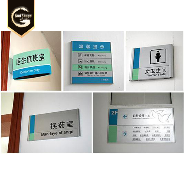 Custom Acrylic Directory Sign Aluminum Alloy Wayfinding Sign For Guidance