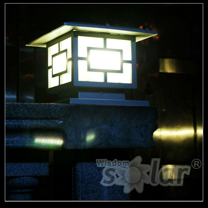 Novelty CE Decorative Aluminum Garden Solar gate Light with LED light for outdoor lighting(JR-3018 series)