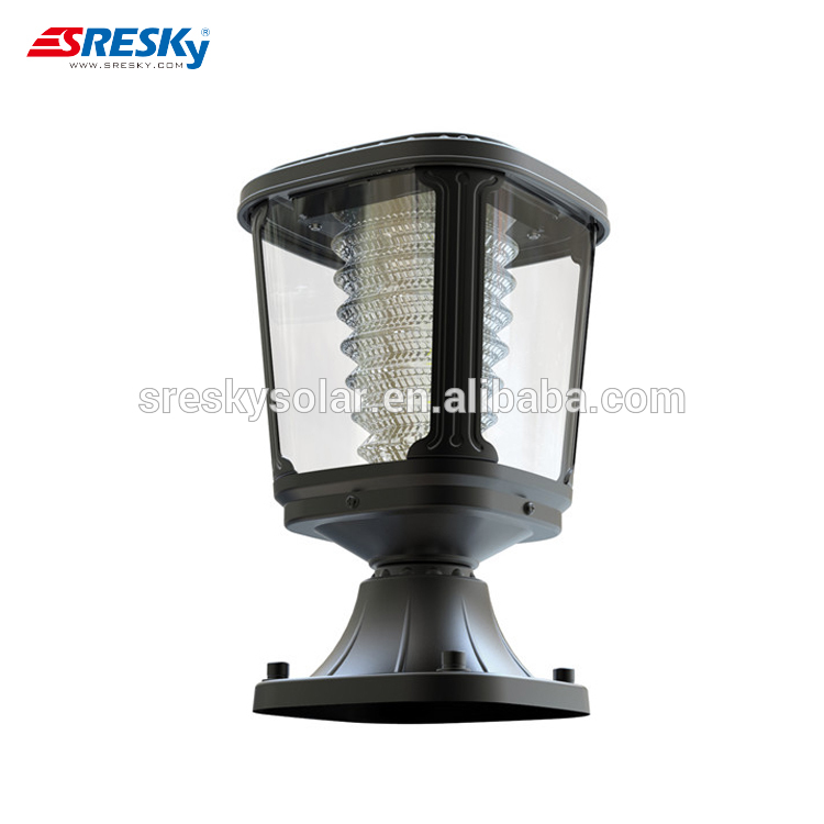 Gate Decoration Energy Saving Solar Outdoor Pillar Lamp