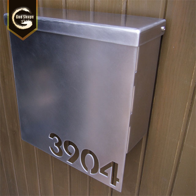 OEM Metal Aluminum Alloy Outdoor Apartment Waterproof Number Carton Letterbox Parcel Mailbox Lock