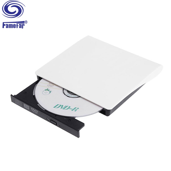 China Manufactory External CD DVD Drive Portable Slim DVDROM DVDRW Burner Writer