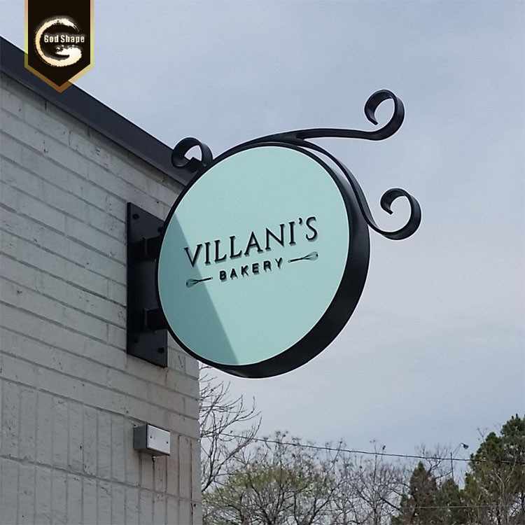 outdoor Aluminum or stainless steel frame acrylic facelit Led light box