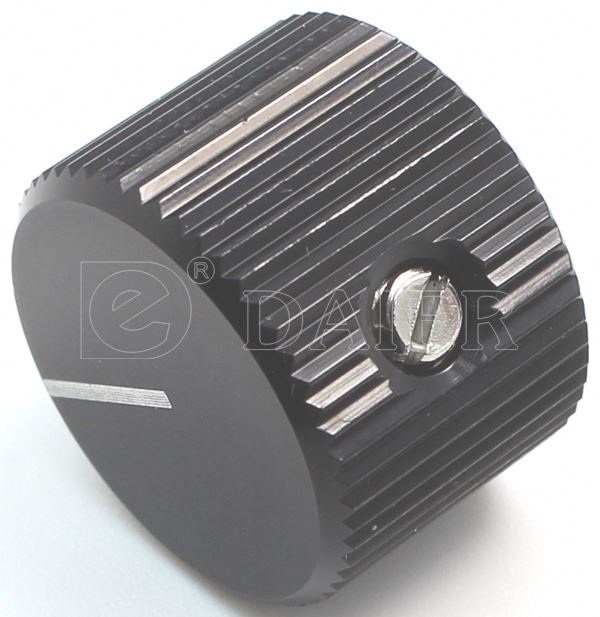 Electrical 6MM Shaft Brushed Aluminum Potentiometer Guitar Knobs