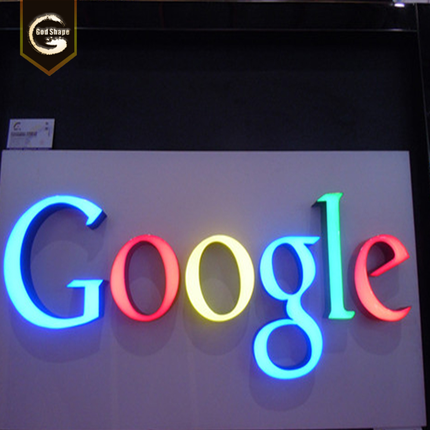 Manufacturer Custom Signage frontlit Letters advertising light box led sign