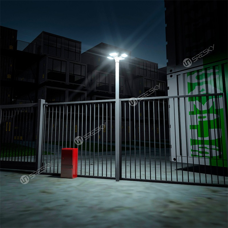 waterproof ip 65 led outdoor solar power garden street landscape 20w solar lamp