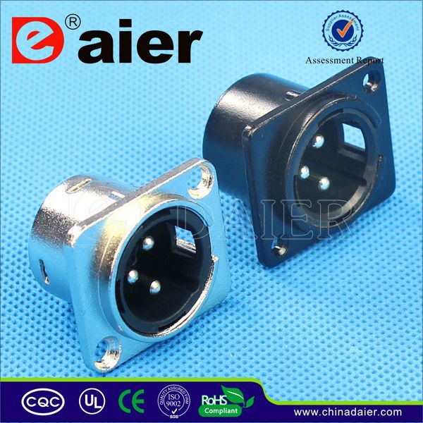 High Quality 3pin male xlr connector sockets