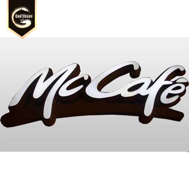 Company Office Signs Led Acrylic Letters Outdoor 3D Shop Sign