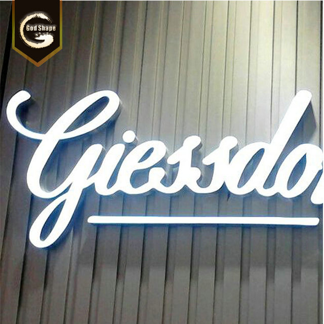 Illuminated Advertising LED Acrylic Letter Waterproof 3d Letter Sign