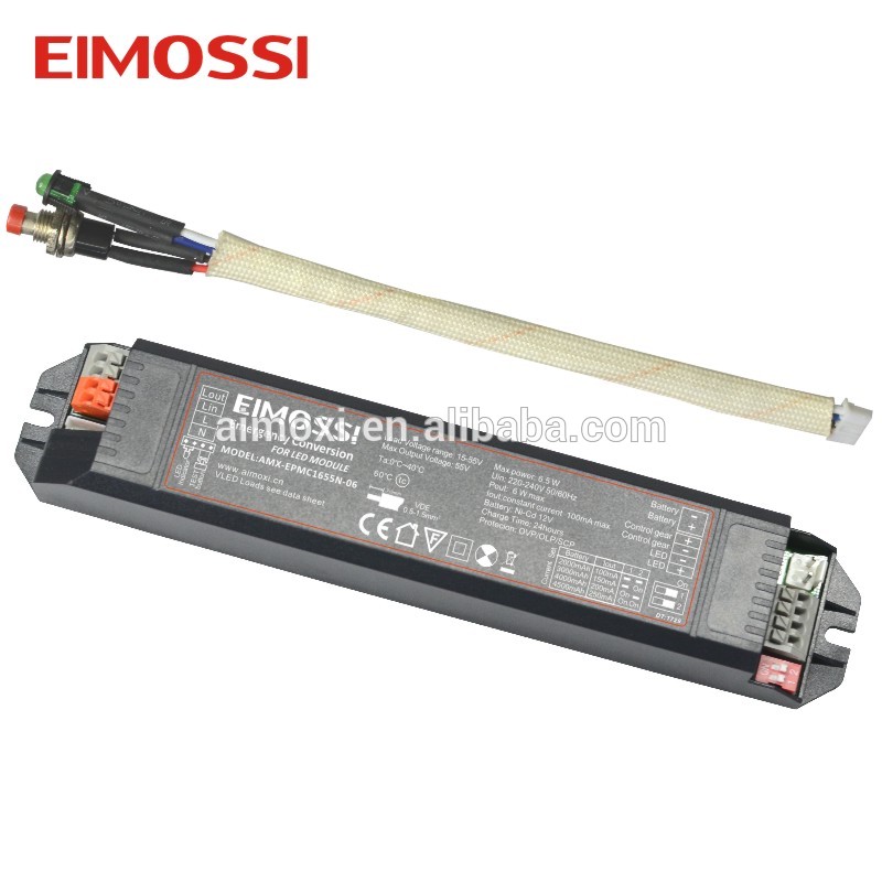 1-3H 6-60W emergency power supply for led light with driver 0.4A 15-85v