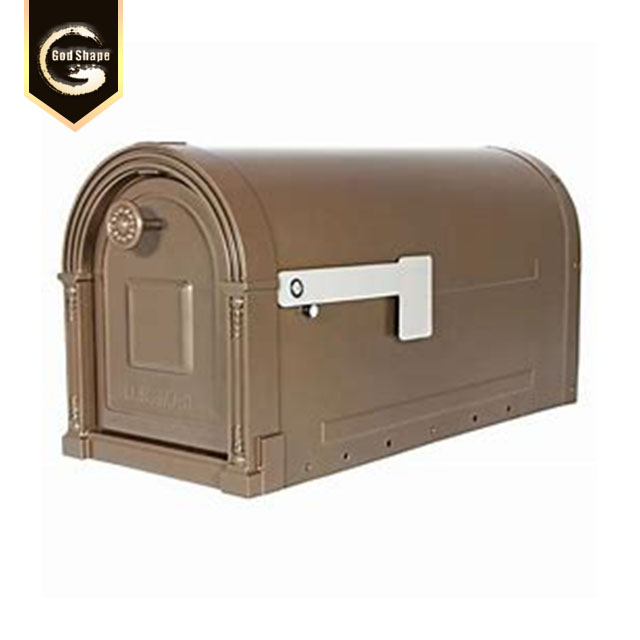 Free Standing Outdoor Apartment Metal Anti Theft Stainless Steel Waterproof Letterbox Post Mailbox Lock