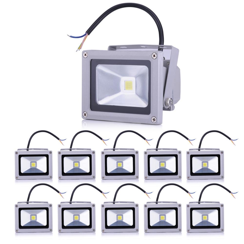 Factory high brightness Ce Rohs 10w led slim flood light