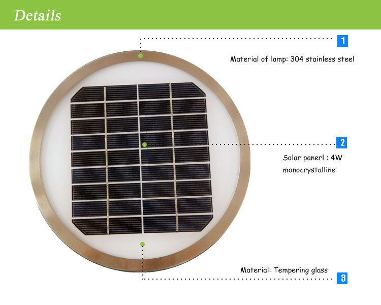solar post cap light