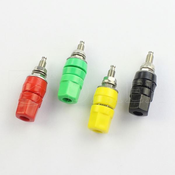 20A Colorful Male Screw Type Copper Audio 4MM Binding Post Connectors