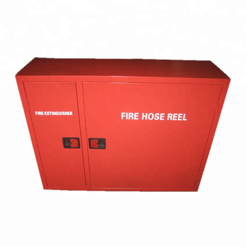 1.2mm steel Double horizontal door fire hose cabinet