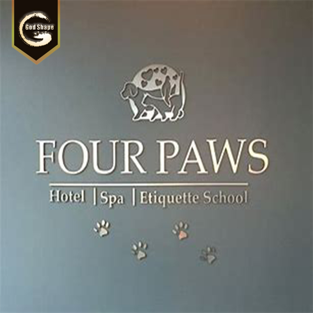 Stainless Steel Small Letters Sign Non-illuminated 3D Laser Cut Letter Alphabet Number for Shop Signs